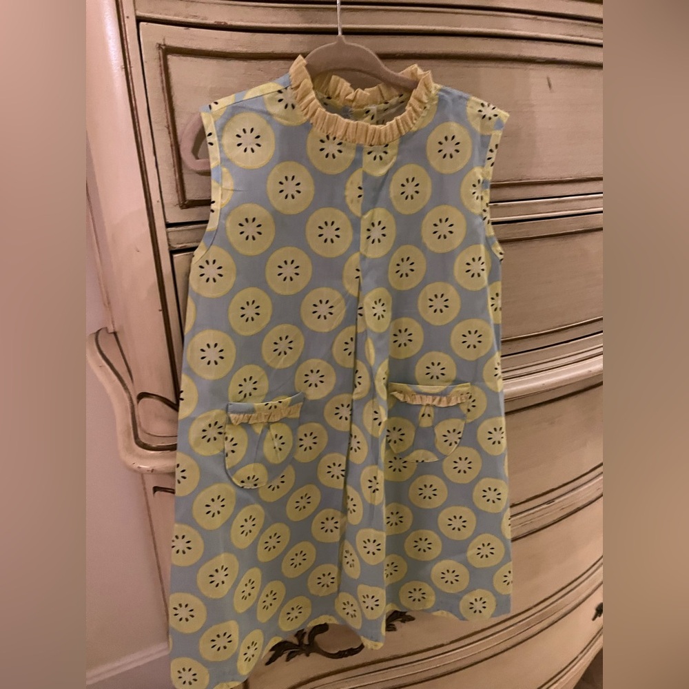 girls•gabby by lulu & me•girls lemon citrus print•girls chic sundress•nwot